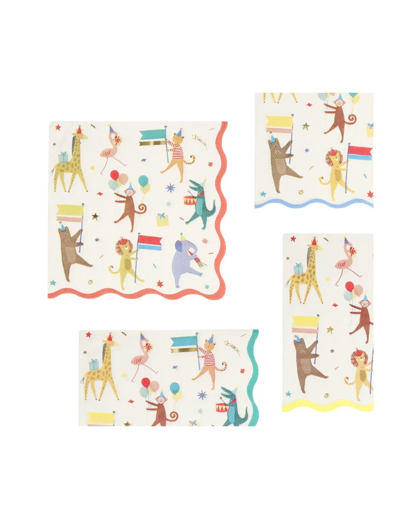 Animal Parade Large Napkins
