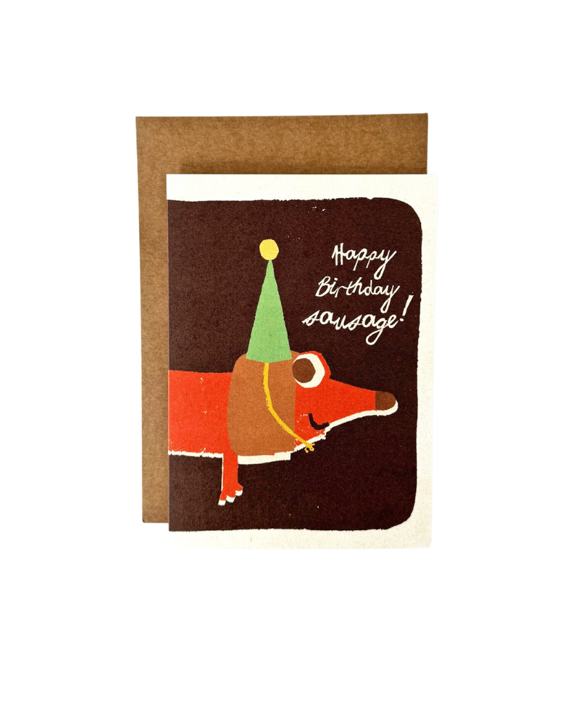 Happy Birthday Sausage Dog Card
