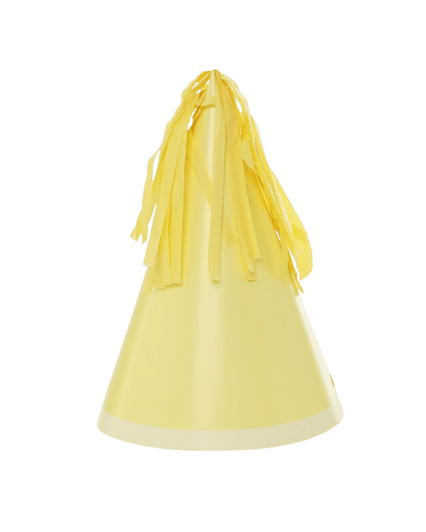 Pastel Yellow Party Hats
