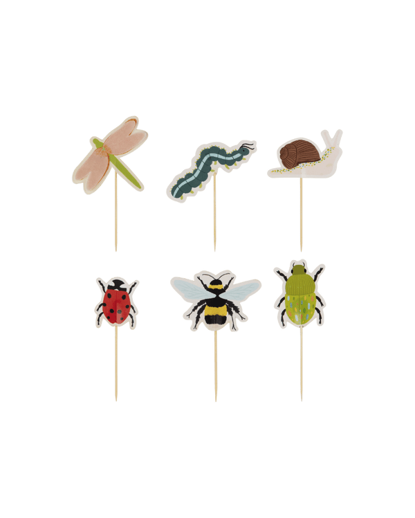 Bug Party Cupcake Toppers