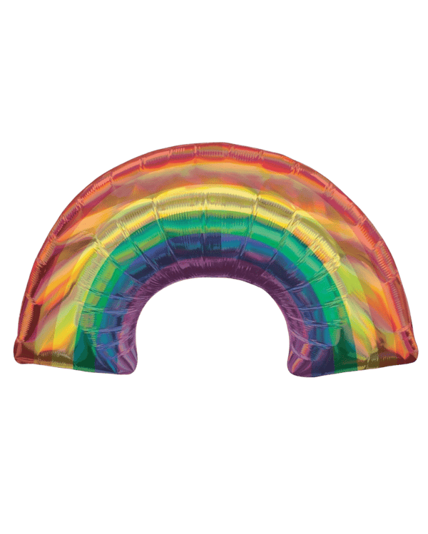 Bright Holographic Rainbow Foil Balloon