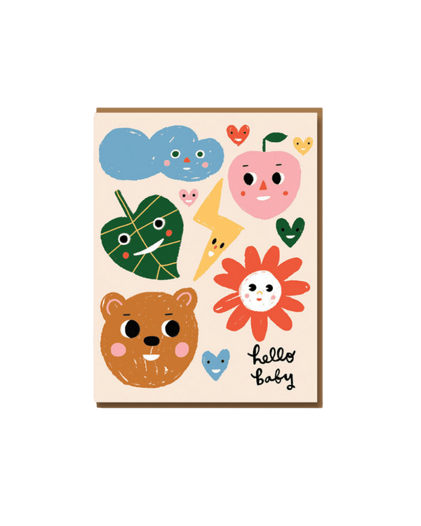 Sunny Faces Baby Card