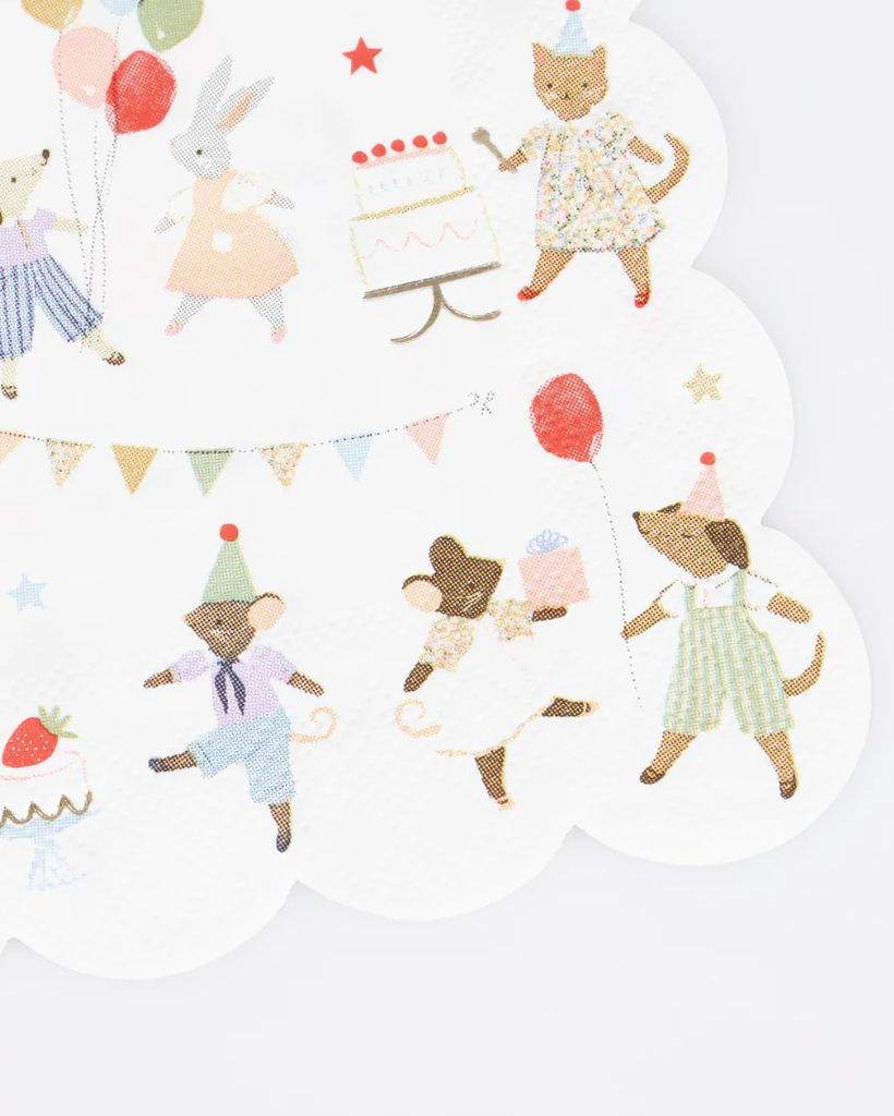 Animal Friends Small Napkins