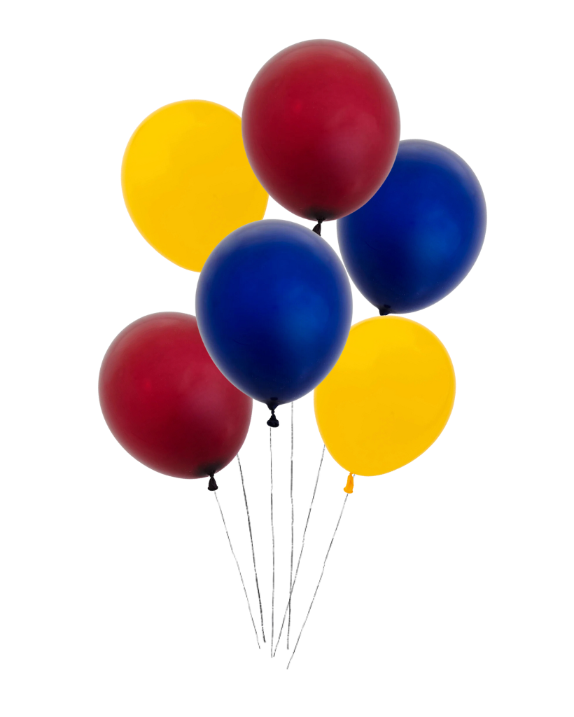 Go Lions! Balloon Bunch Filled with Helium