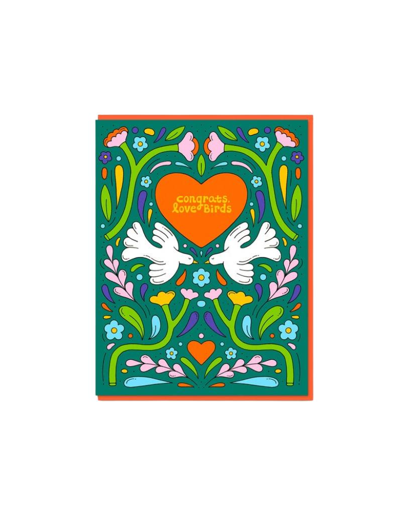 Congrats Love Birds Card