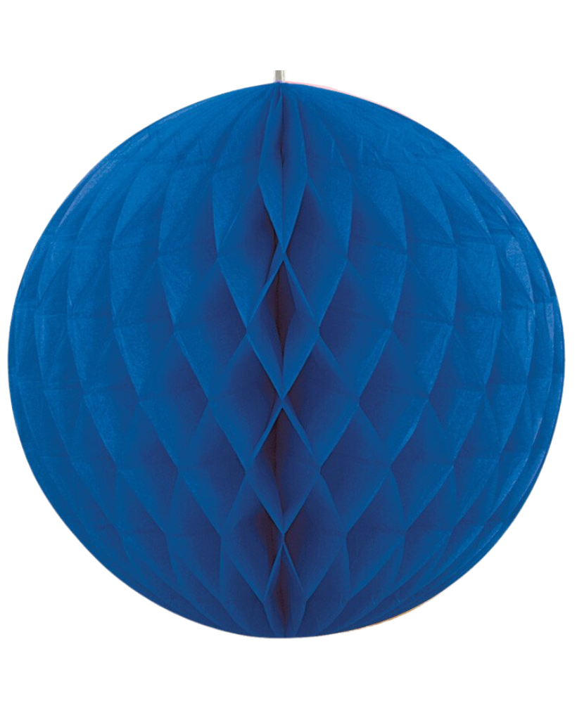 Extra Large True Blue Honeycomb Ball