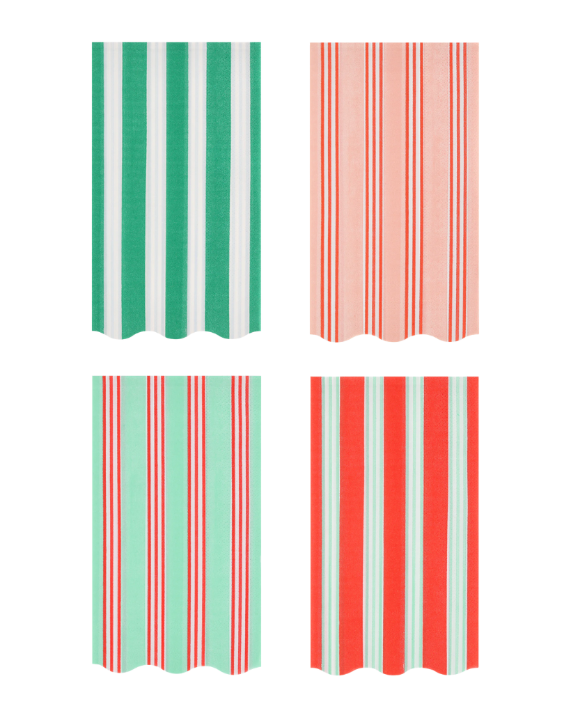 Festive Stripe Napkins