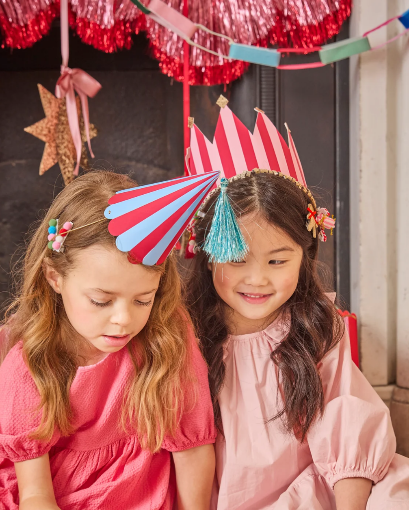 Fun Striped Party Hats