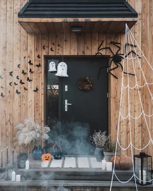 Halloween ghost decorations - honeycomb ghost decorations. Halloween honeycomb balls.
