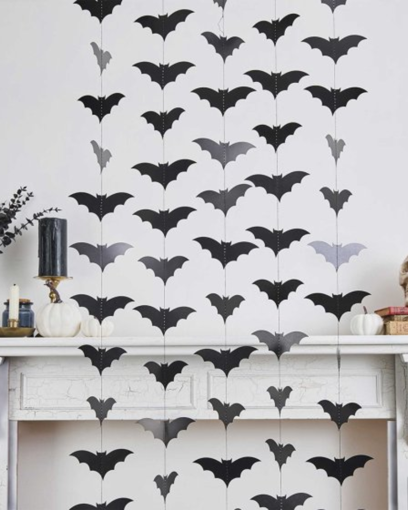 Hanging Bat Garland