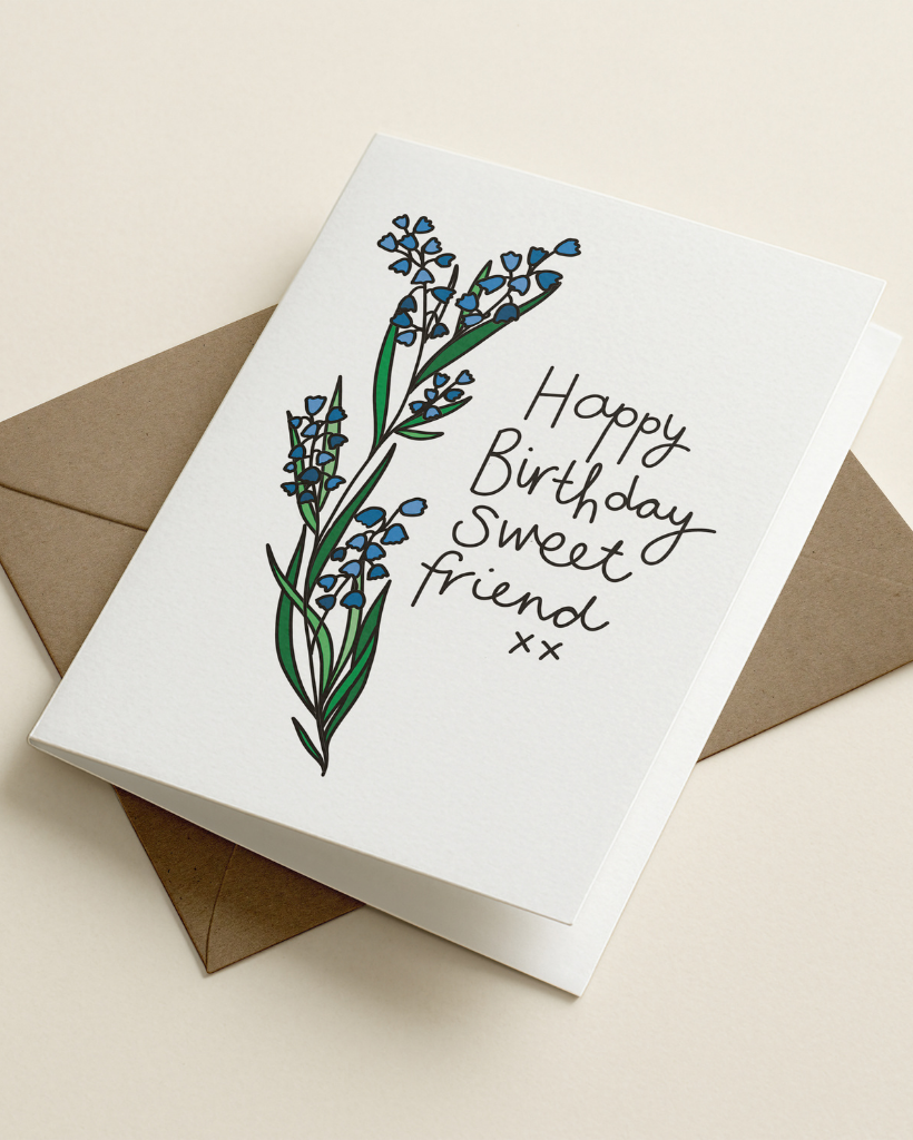 Happy Birthday Sweet Friend Card