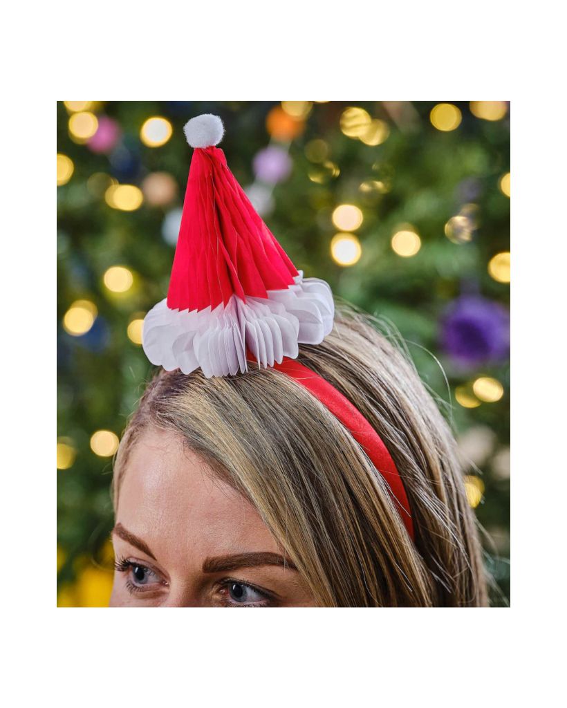 Santa Hat Headband Set of 2