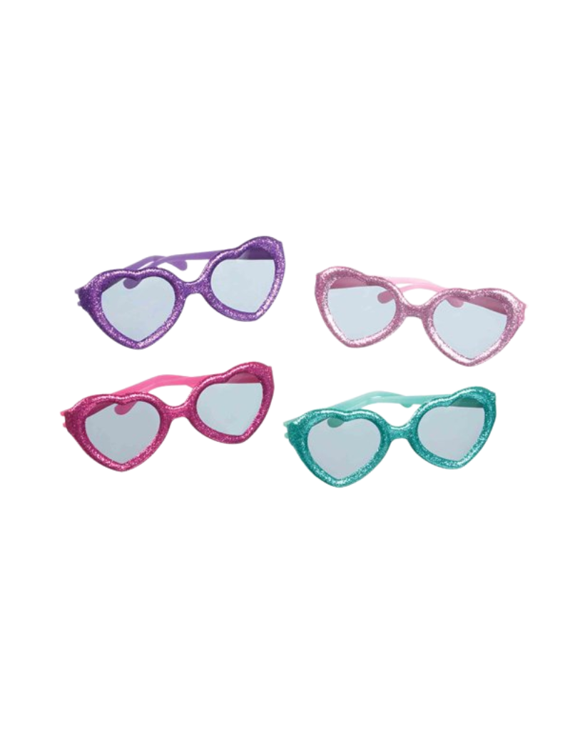 Glitter Heart Glasses