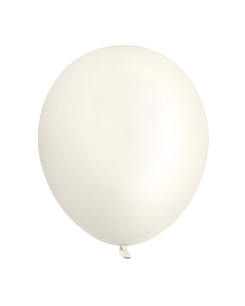 Cream coloured lace standard 30cm latex balloon.