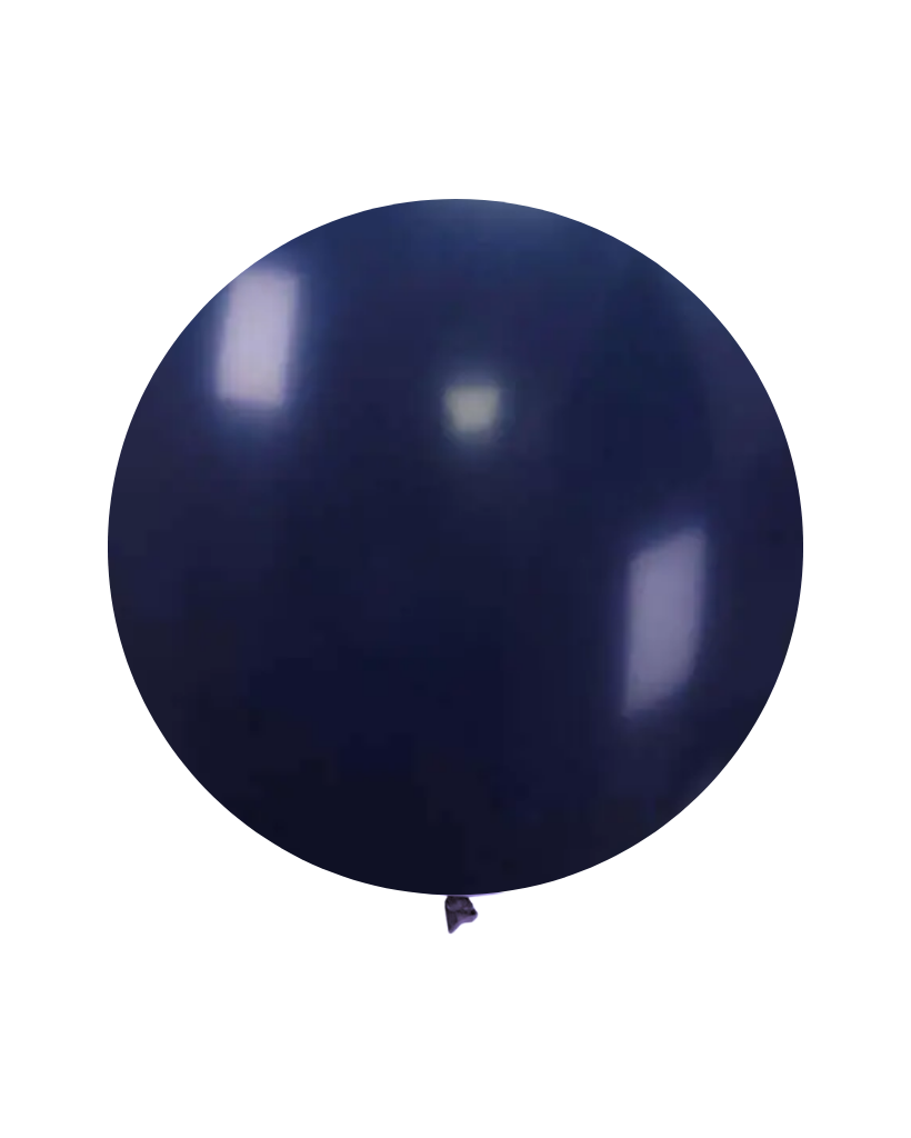 60cm large sempertex navy blue latex balloon