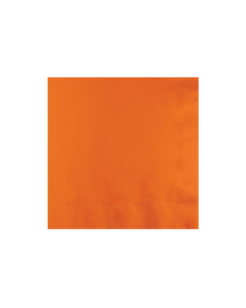 Large Orange Napkins - Pack of 20