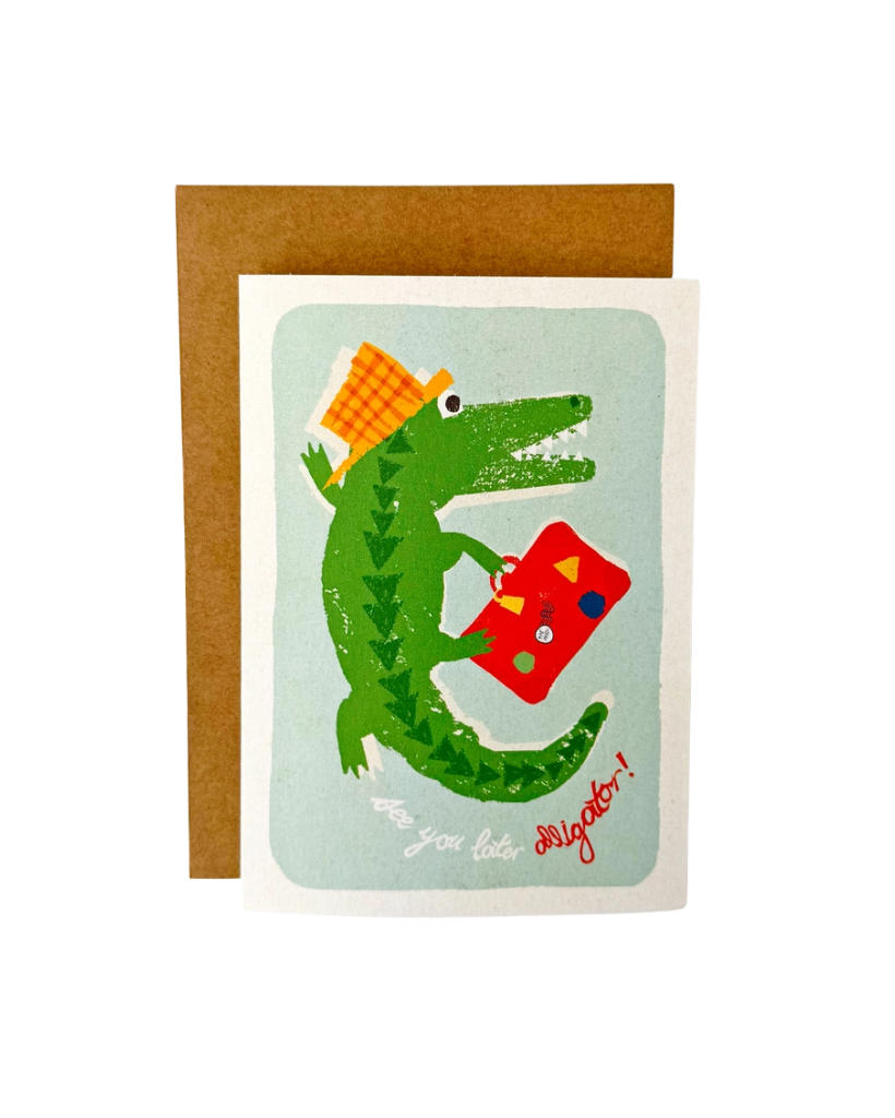 See You Later Alligator Card