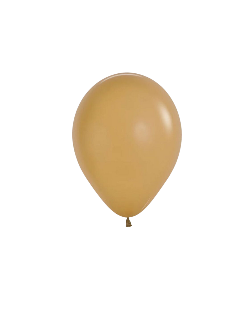 latte beige mini balloons for first trip around the sun birthday