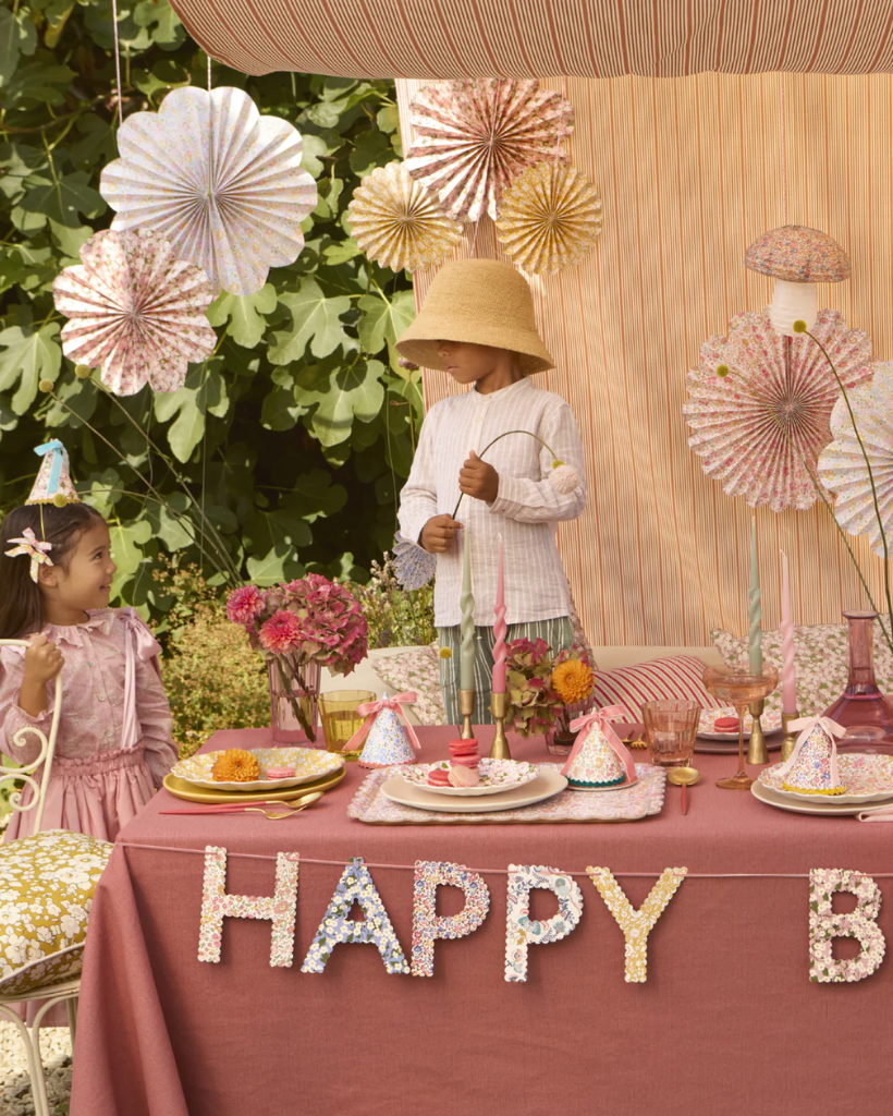 Liberty x Meri Meri Happy Birthday Garland