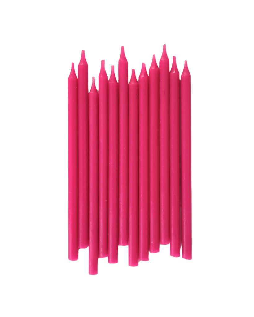 Magenta Pink Candles