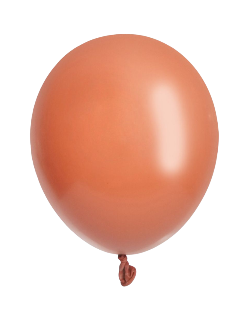 40cm Tuftex burnt orange latex balloon