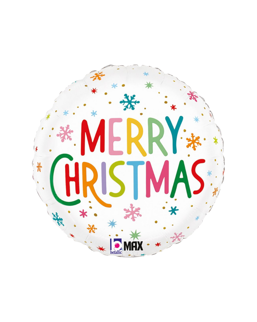 Merry Christmas Balloon (Flat)