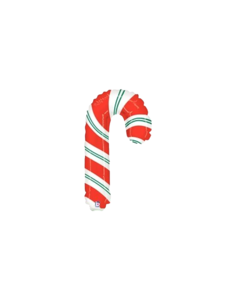 Small Stripy Candy Cane Balloon Air Inflated