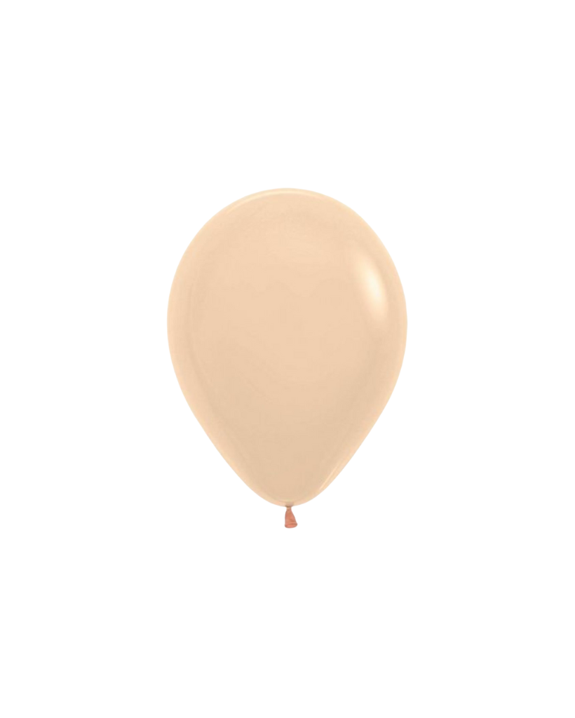 12cm pastel matte Malibu peach latex balloon Sempertex