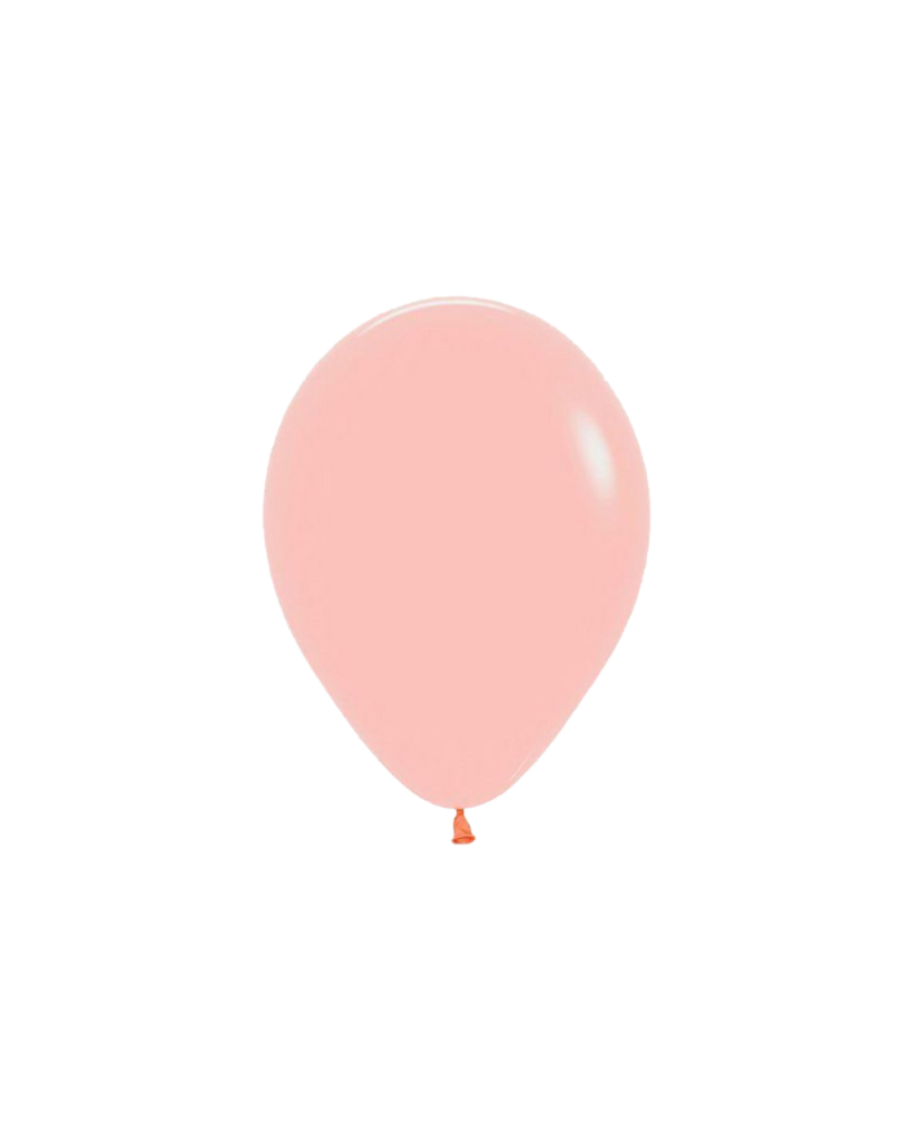 5 Flat Pastel Matte Melon Mini Balloons