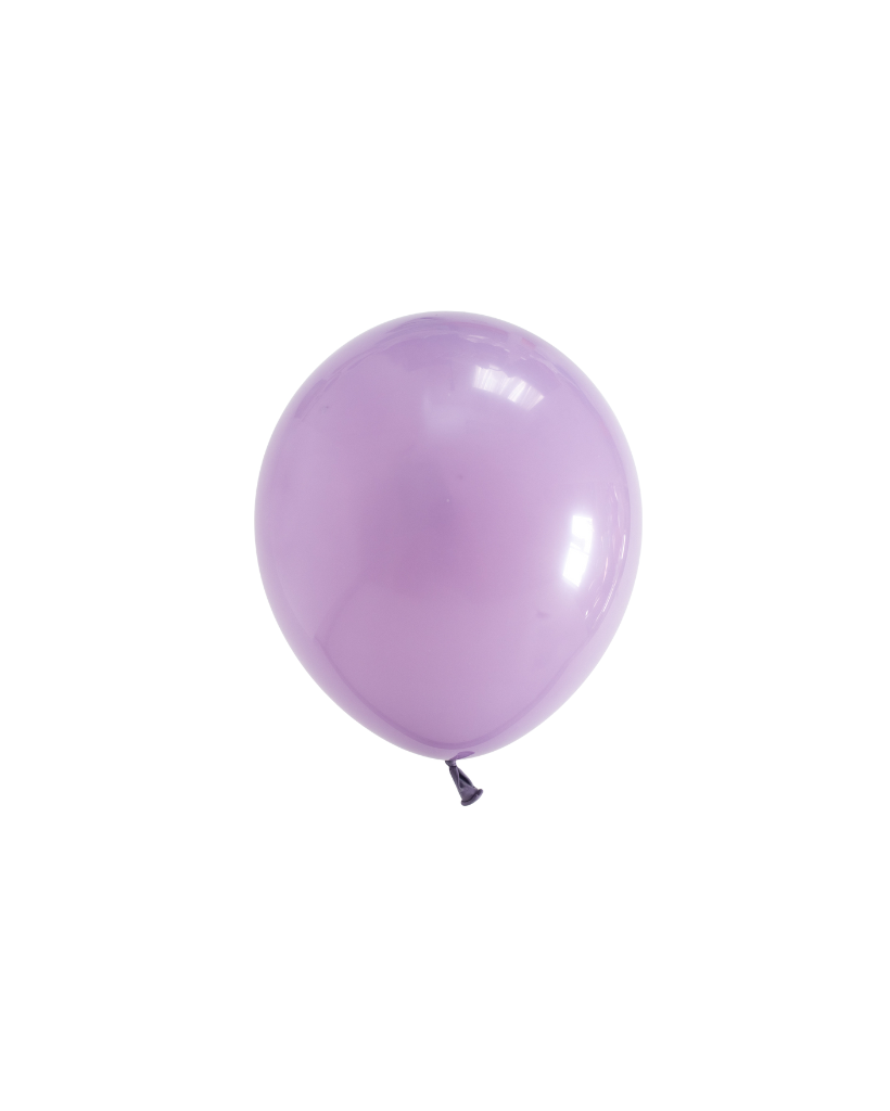 5 Flat Spring Lilac Mini Balloons