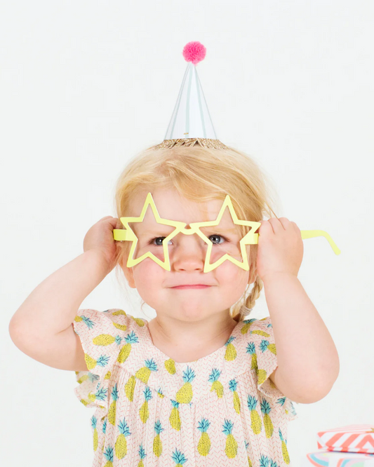 Mini Stripe Pompom Party Hats