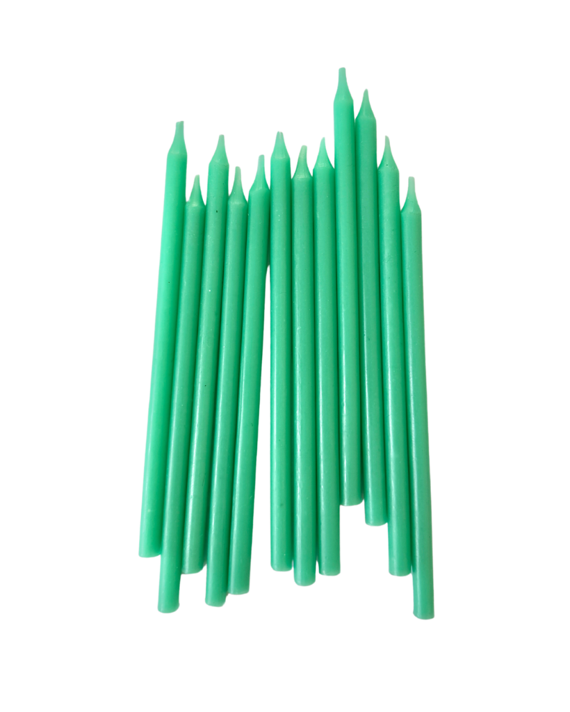 Mint Green Candles