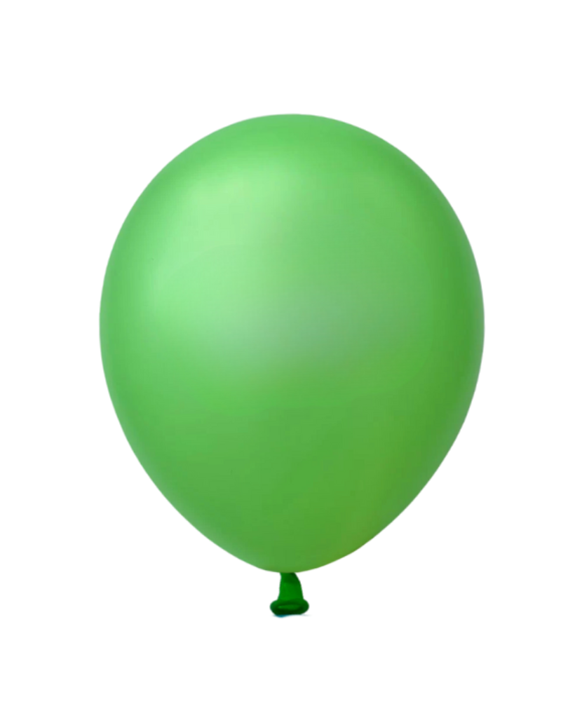 30cm standard latex neon fluro green balloons- great for retro 80's parties