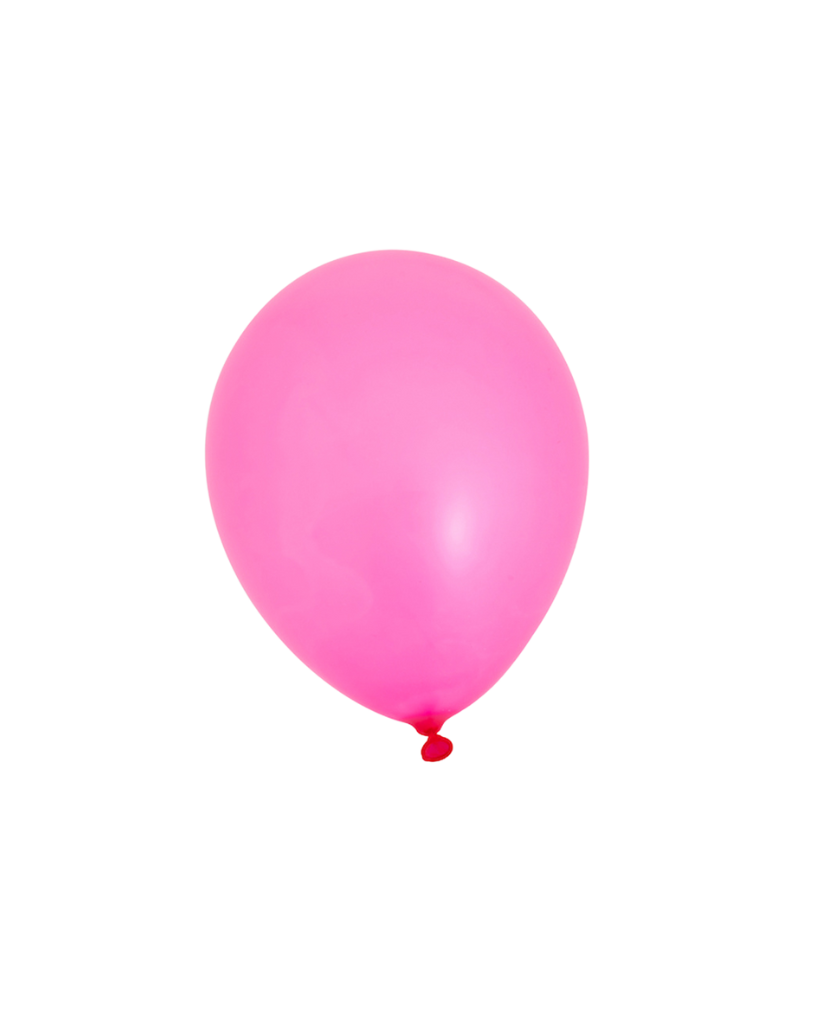 neon fuchsia pink mini latex balloons - perfect for our next 80s or 90s retro theme birthday party