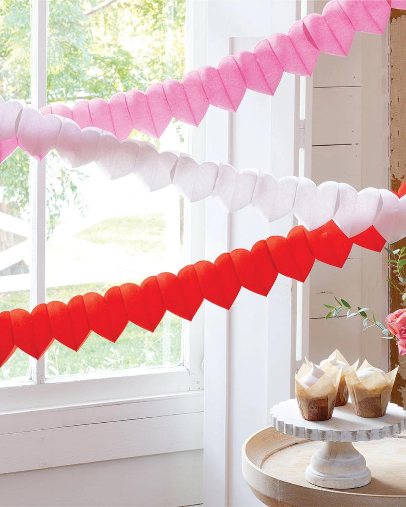 Paper Heart Banner Set