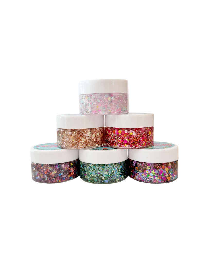 Pastel Rainbow Body Glitter