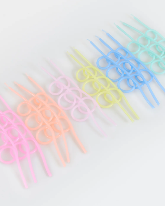 Pastel Rainbow Loopy Candles