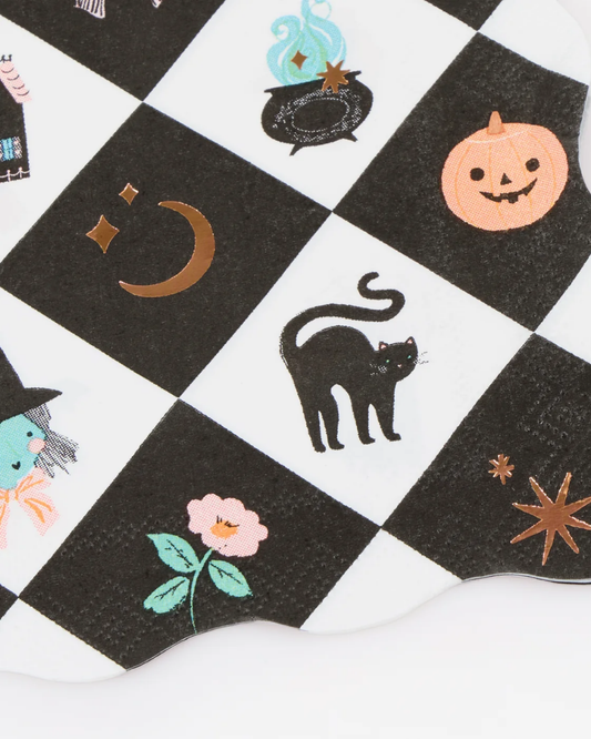 Patchwork Halloween Small Napkins