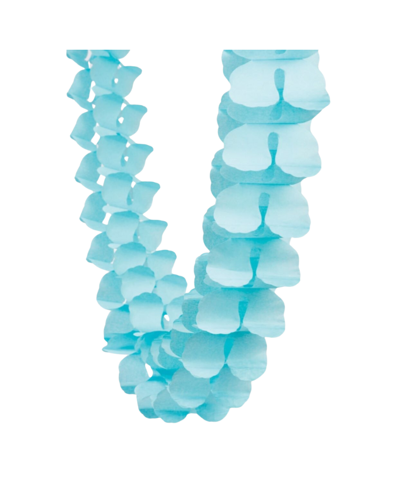 Pastel Blue Honeycomb Garland