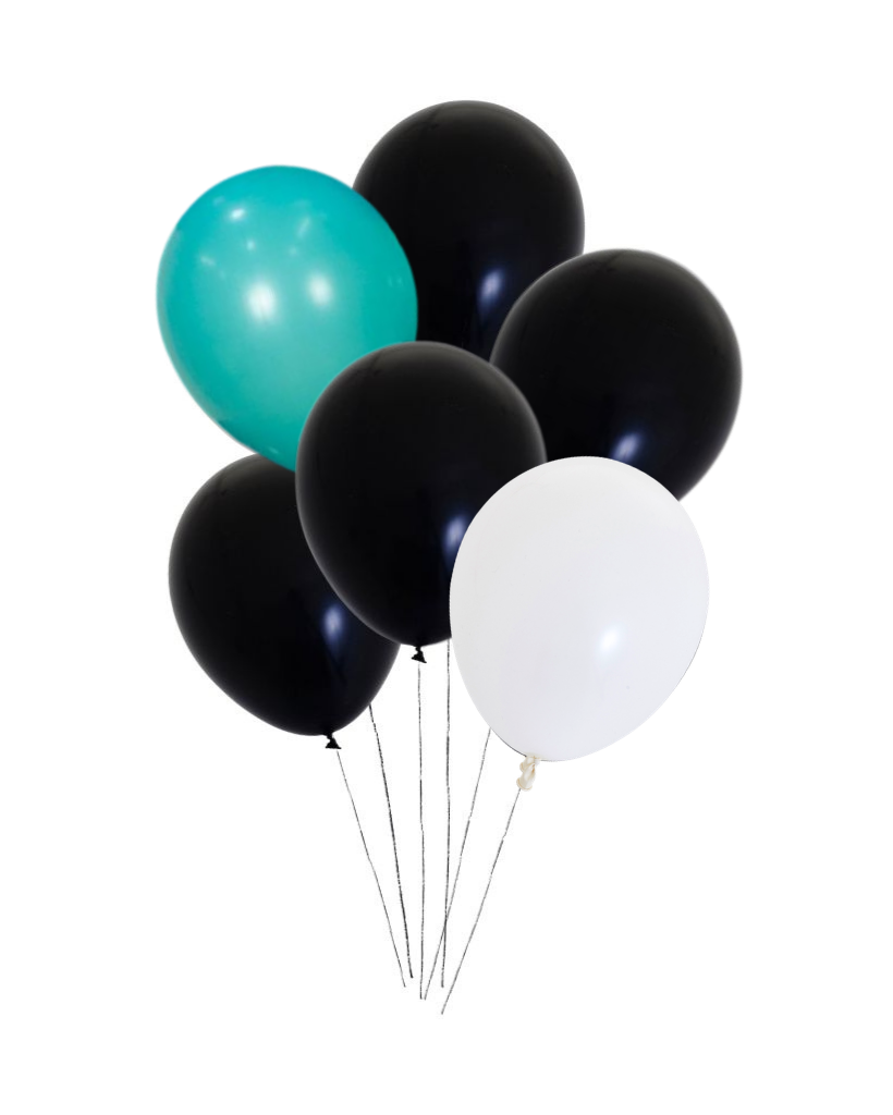 Go Power! Balloon Bunch Filled with Helium