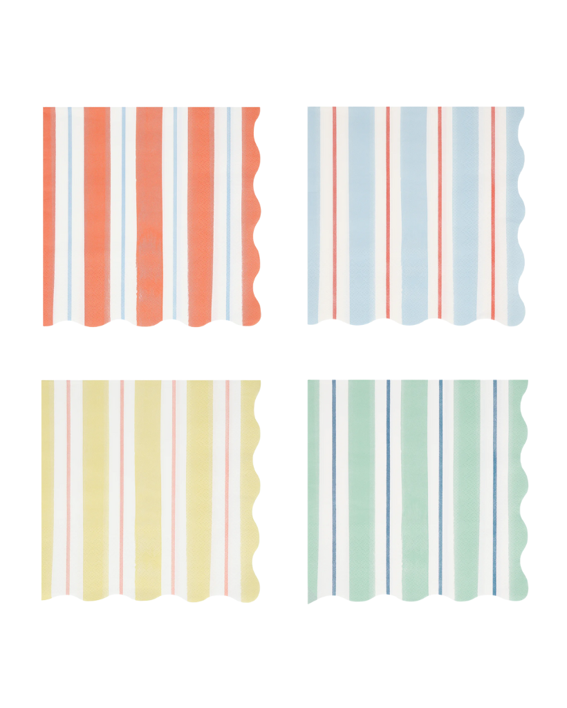Preppy Stripe Large Napkins