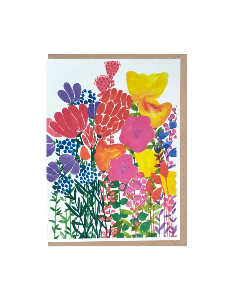 Rainbow Flower Explosion Card