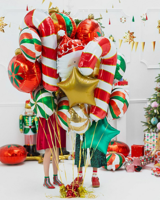 Christmas foil balloons