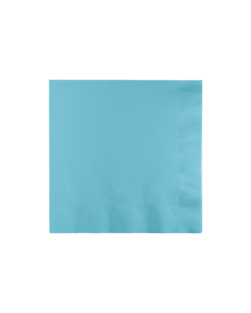 Small Pastel Blue Napkins - Pack of 50