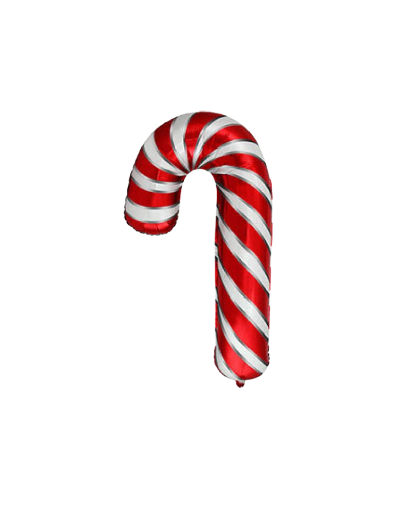 COMING SOON! Mini Red and White Candy Cane Balloon Air Inflated Festive Photo Prop