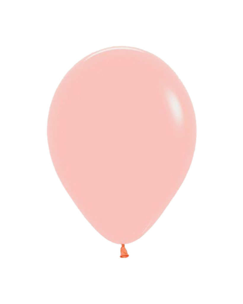 5 Flat Pastel Matte Melon Standard Balloons