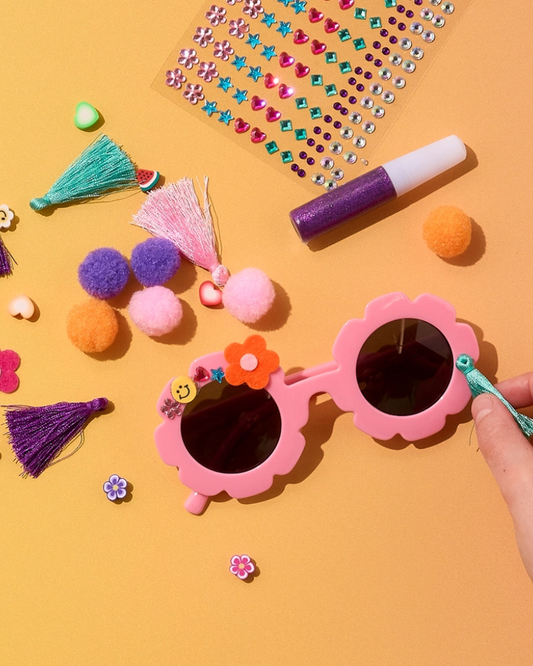 Decorate Your Own Flower Glasses