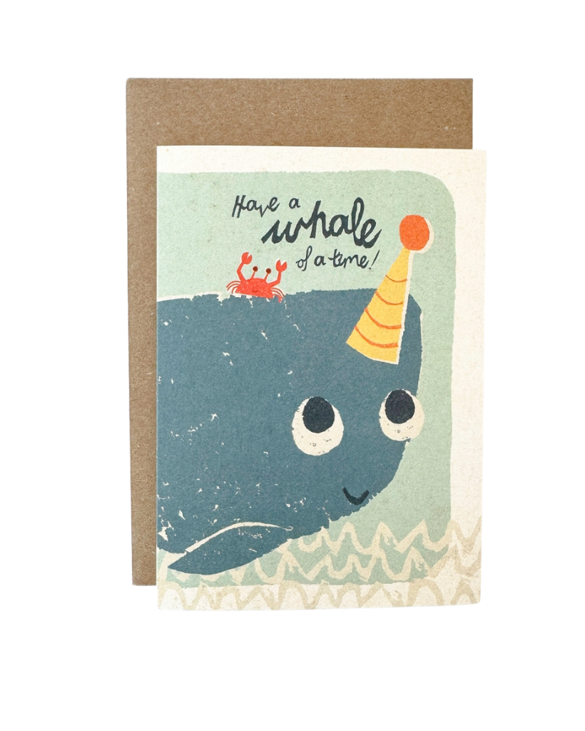 Whale Of A Time Card