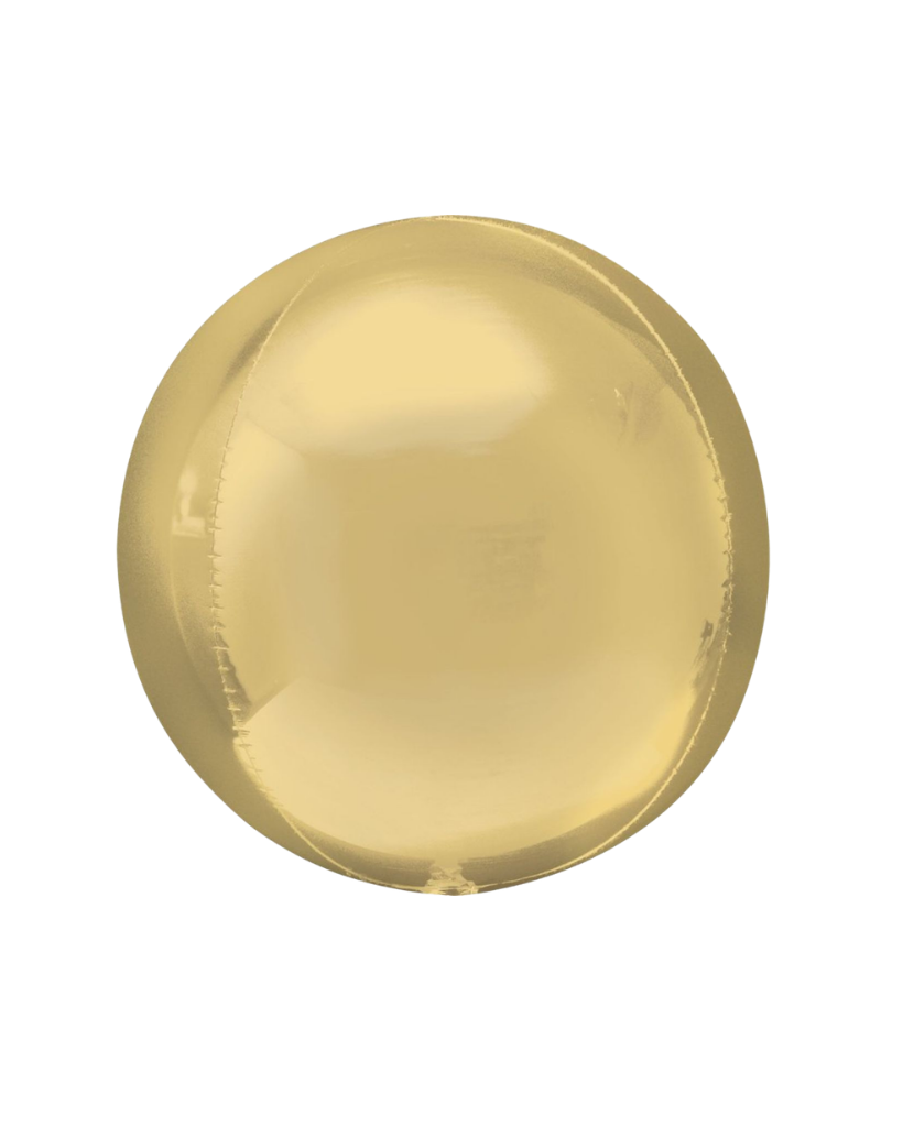 White Gold Orb Foil Balloon