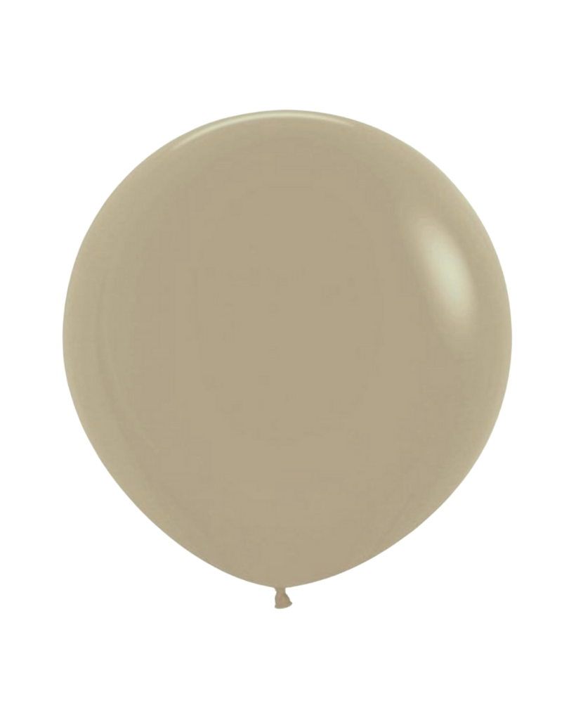white sand large 60cm latex balloon Sempertex